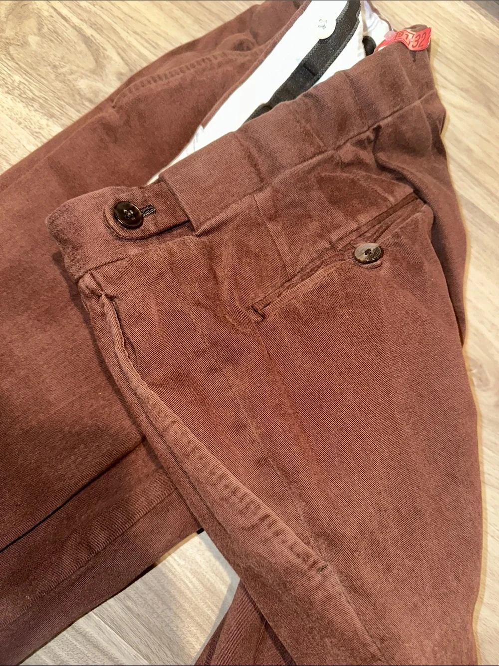 Men's Brown Pants - with waist adjusters